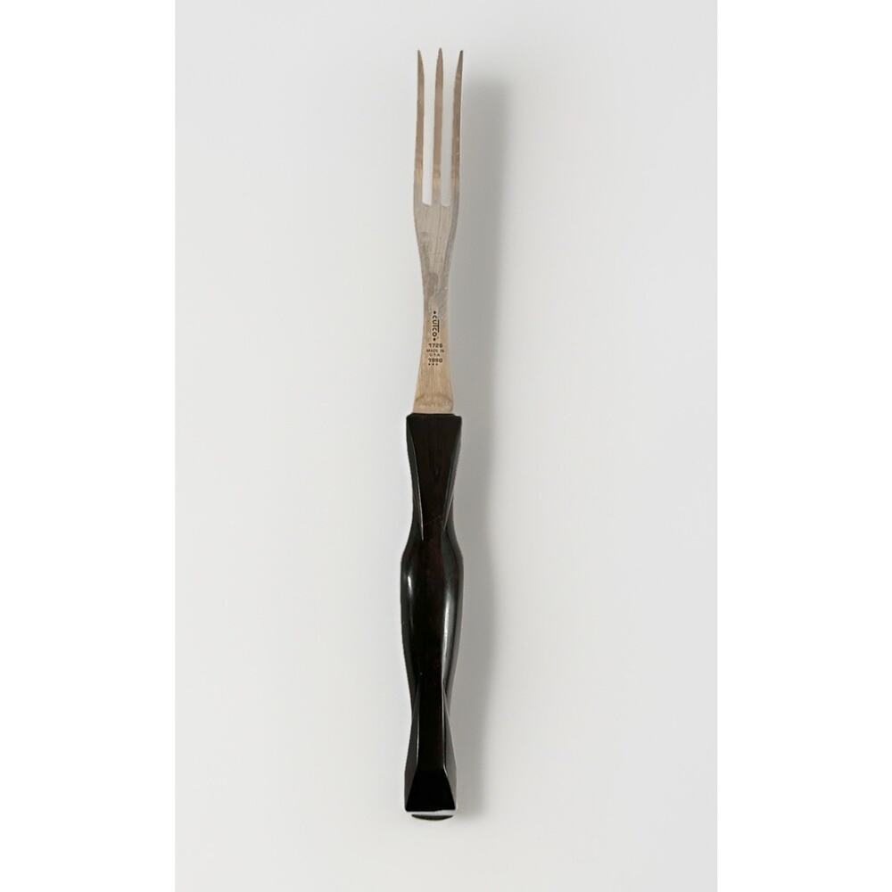 Cutco #1726 Three Tine Turning Fork Classic Dark Brown Handle 11” Made in USA
